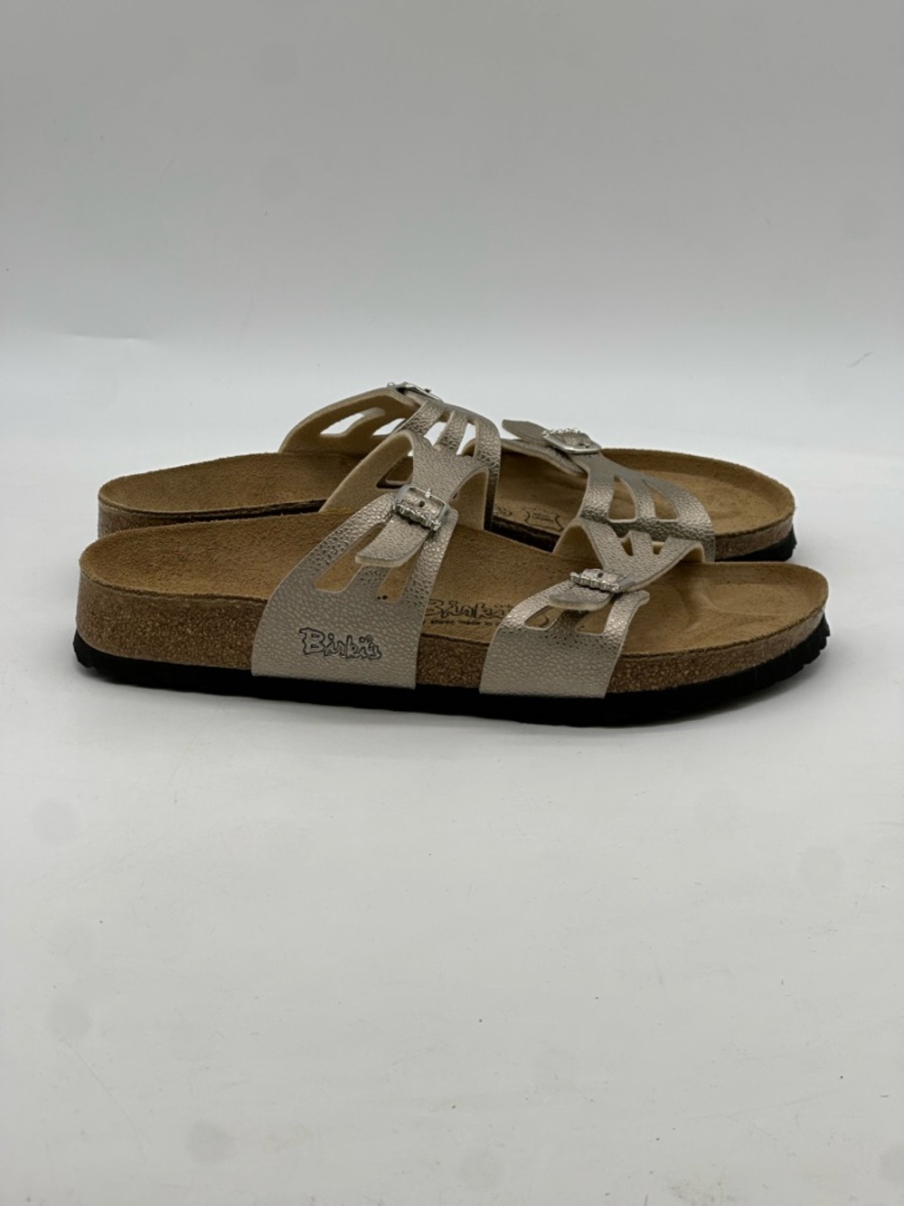 Birkenstock Birkis Moorea Leather Sandals. Size. 9